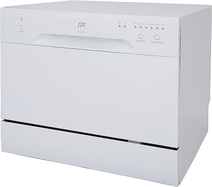 SPT SD-2213W ENERGY STAR Compact Countertop Dishwasher